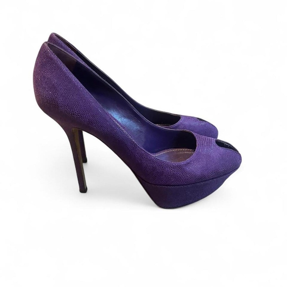 Sergio Rossi Purple platform heels Y2K glam